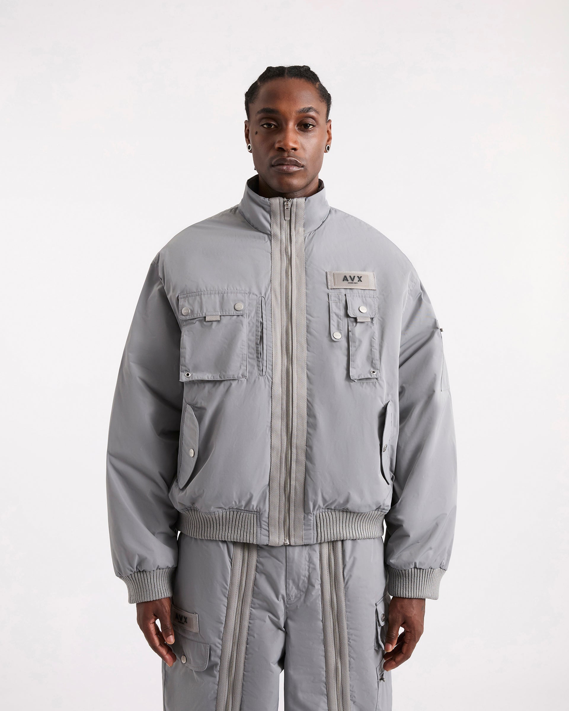Callo Flight Jacket - Shadow Grey – AVX DEPT.
