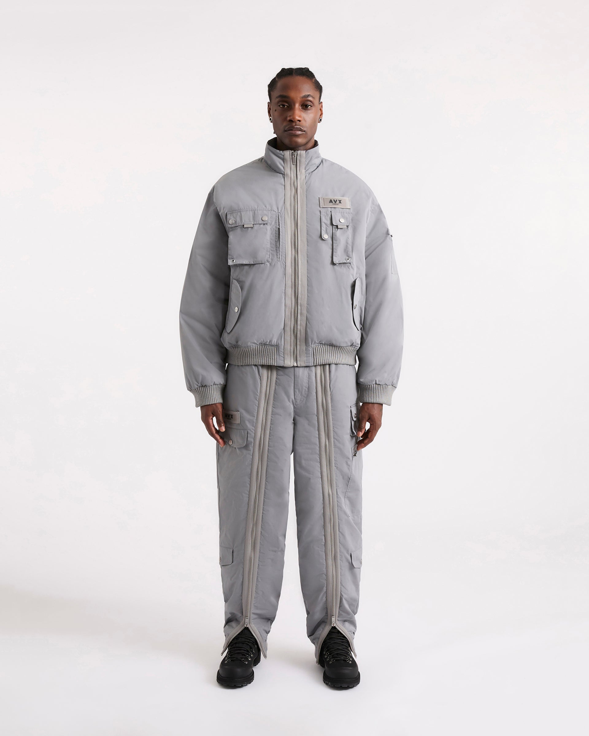 Callo Flight Jacket - Shadow Grey – AVX DEPT.