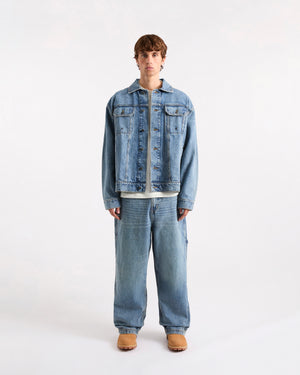 Edwards Denim Jacket - Mid Denim Blue