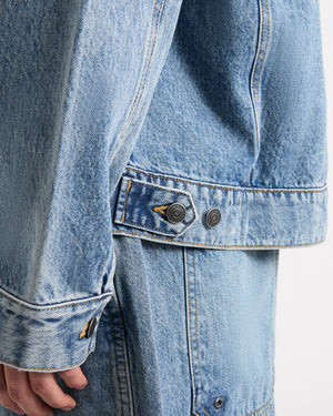 Edwards Denim Jacket - Mid Denim Blue