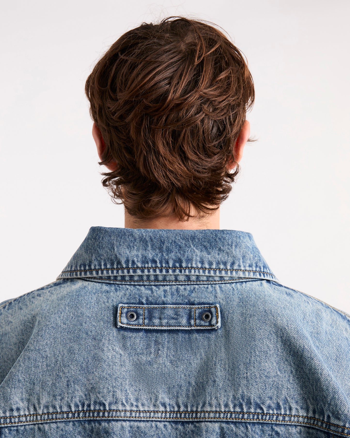 EDWARDS DENIM JACKET - Mid Denim Blue