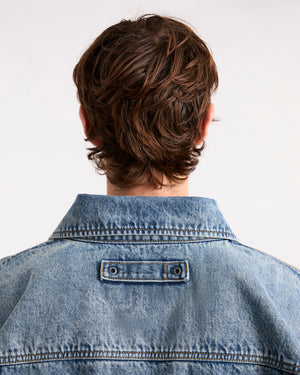 Edwards Denim Jacket - Mid Denim Blue