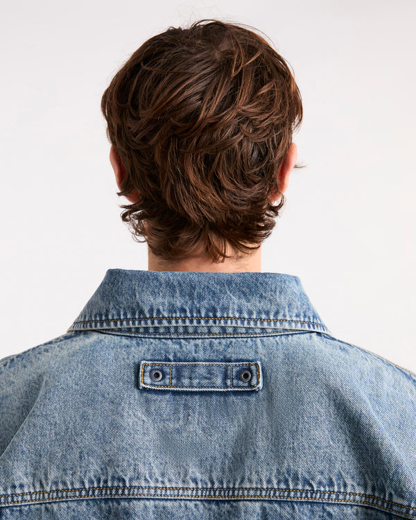 Edwards Denim Jacket - Mid Denim Blue