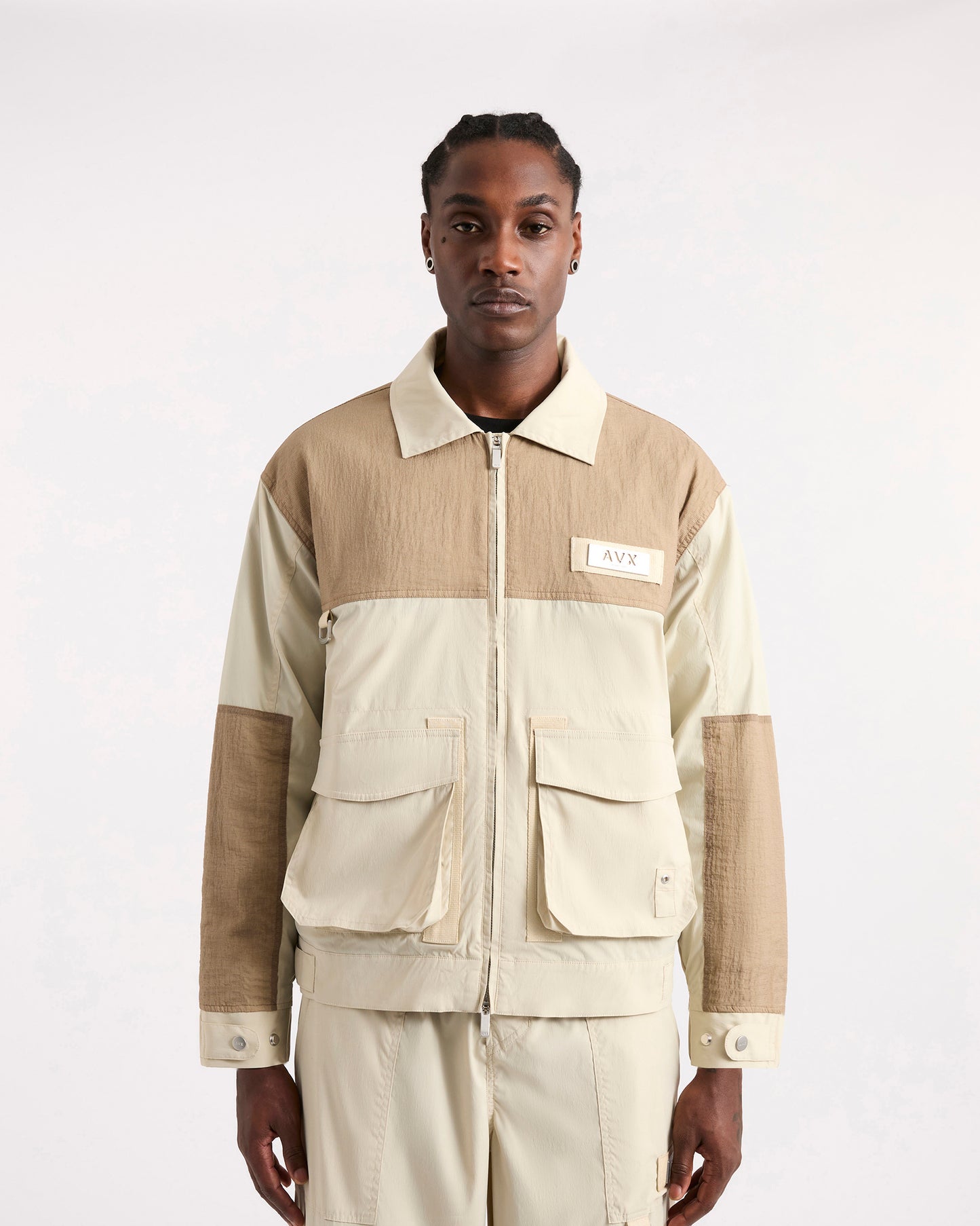 Mellor Utility Jacket - Sand Brown