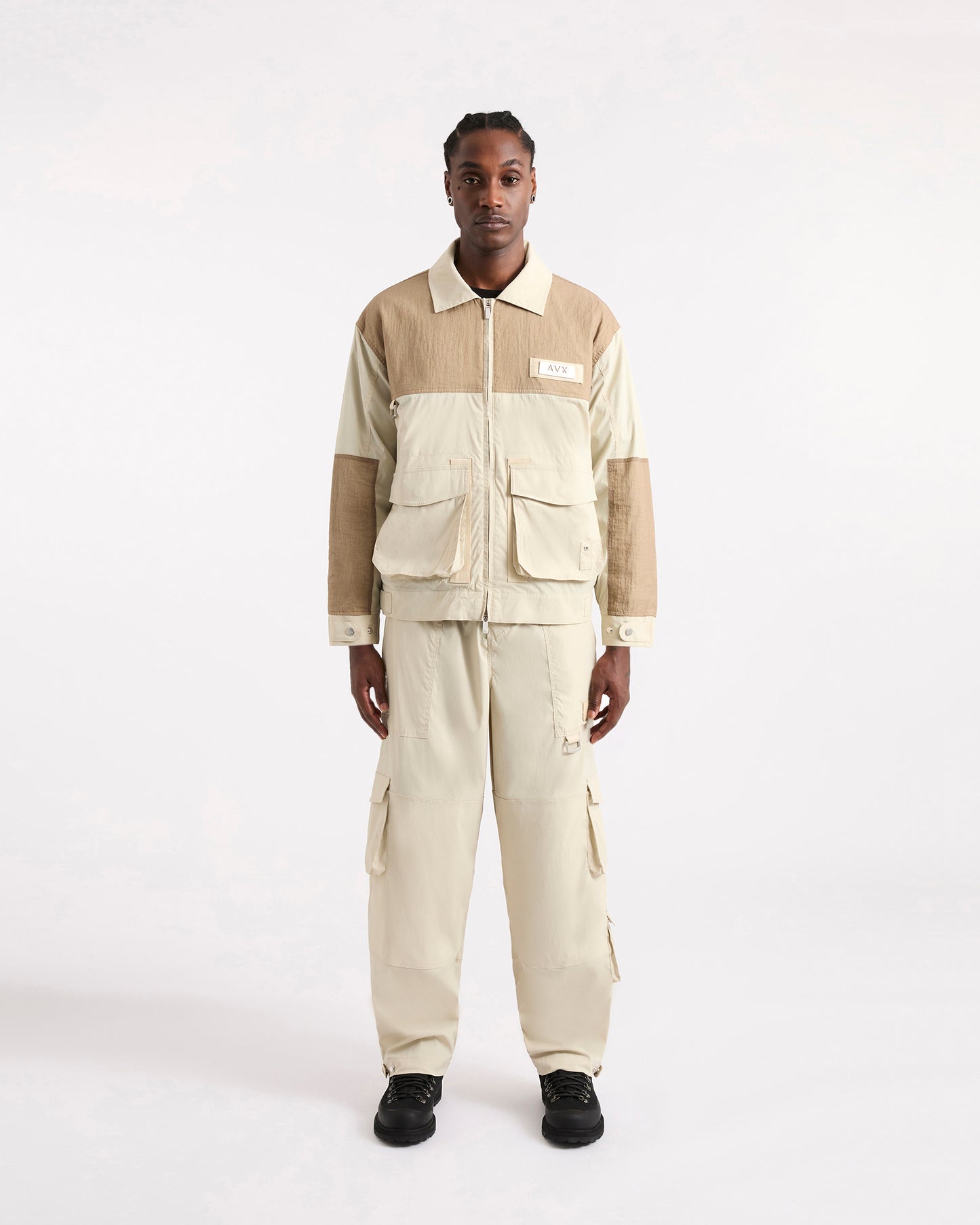 Mellor Utility Jacket - Sand Brown