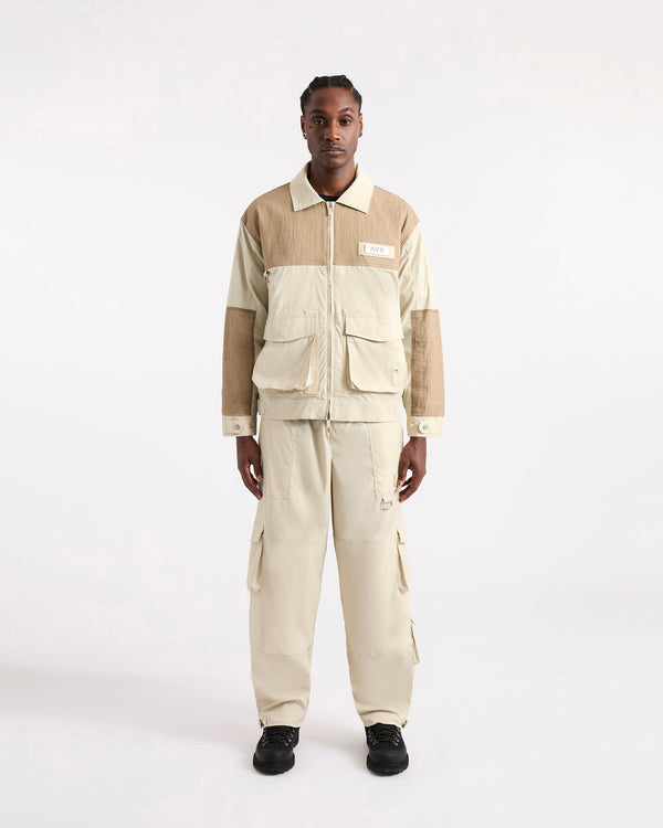 Mellor Utility Jacket - Sand Brown