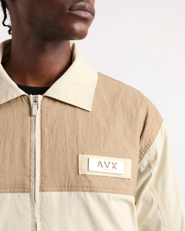 Mellor Utility Jacket - Sand Brown