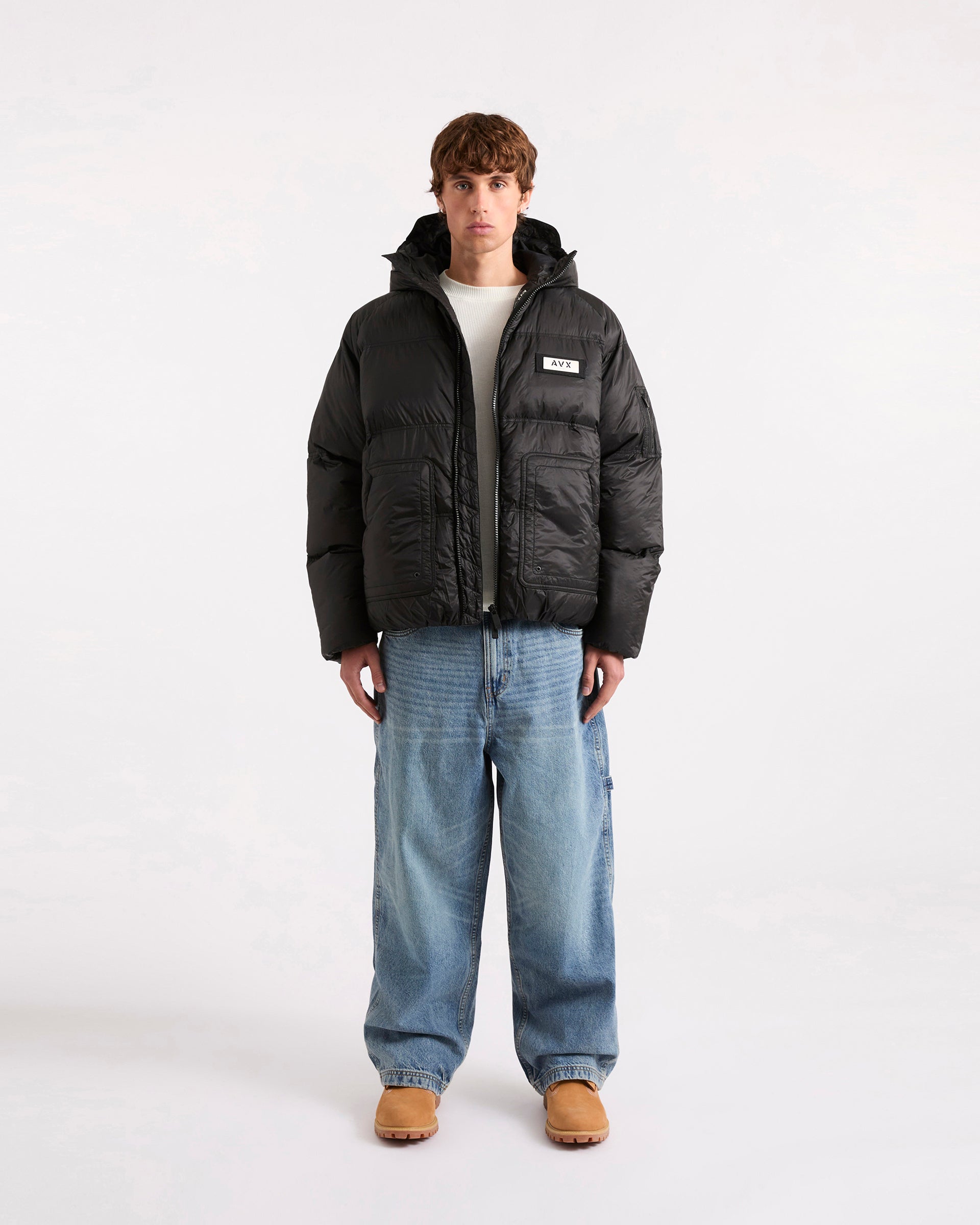 Neutra Wadded Jacket - Black – AVX DEPT.