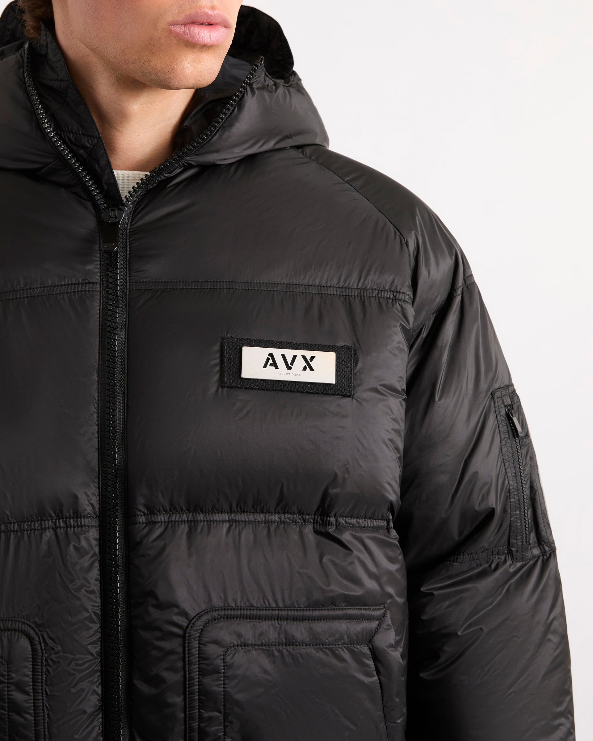 Neutra Wadded Jacket - Black – AVX DEPT.