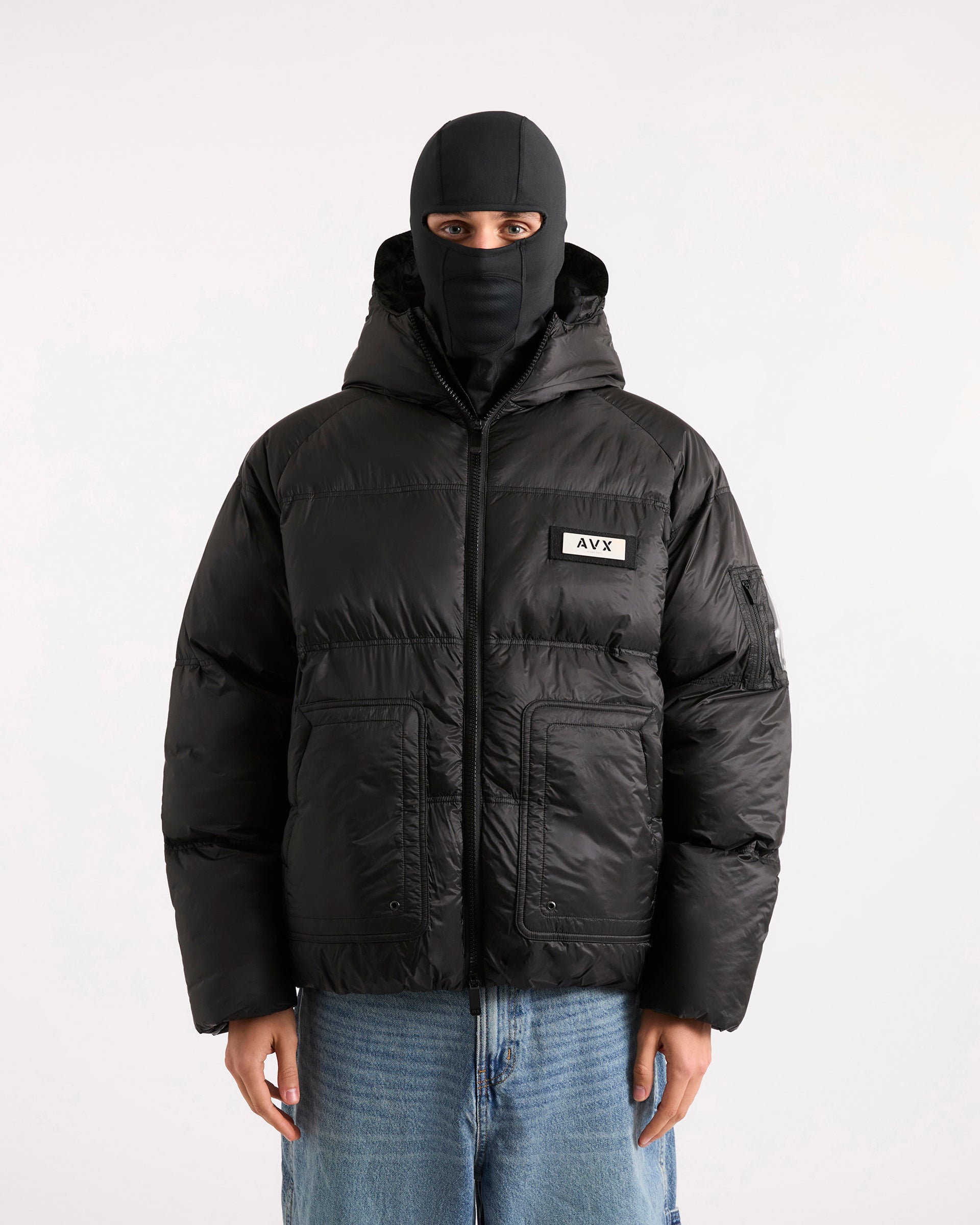 Neutra Wadded Jacket - Black – AVX DEPT.