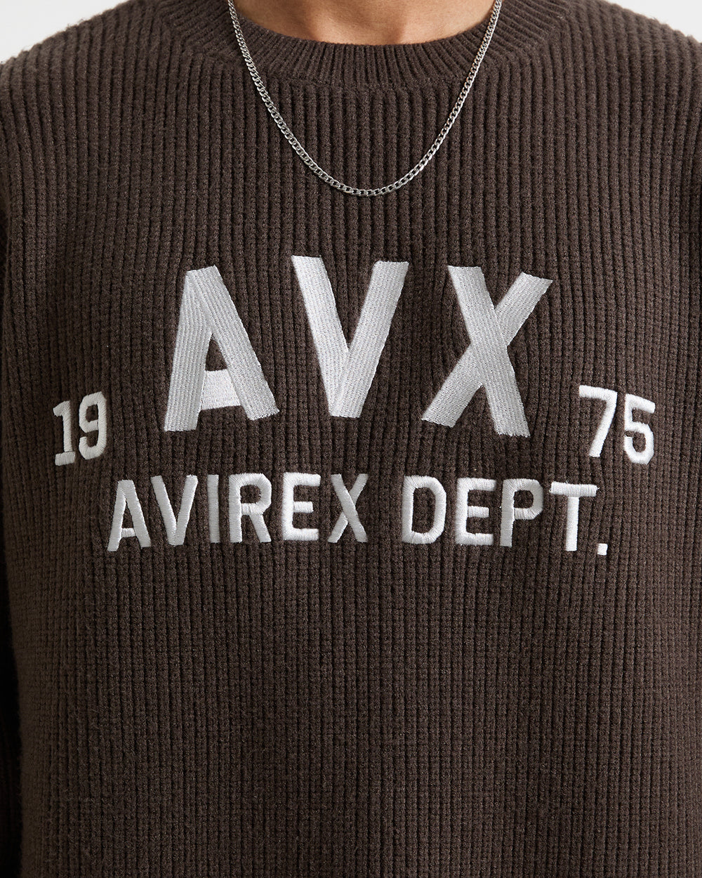 Horizon Knit Sweat - Chocolate Brown