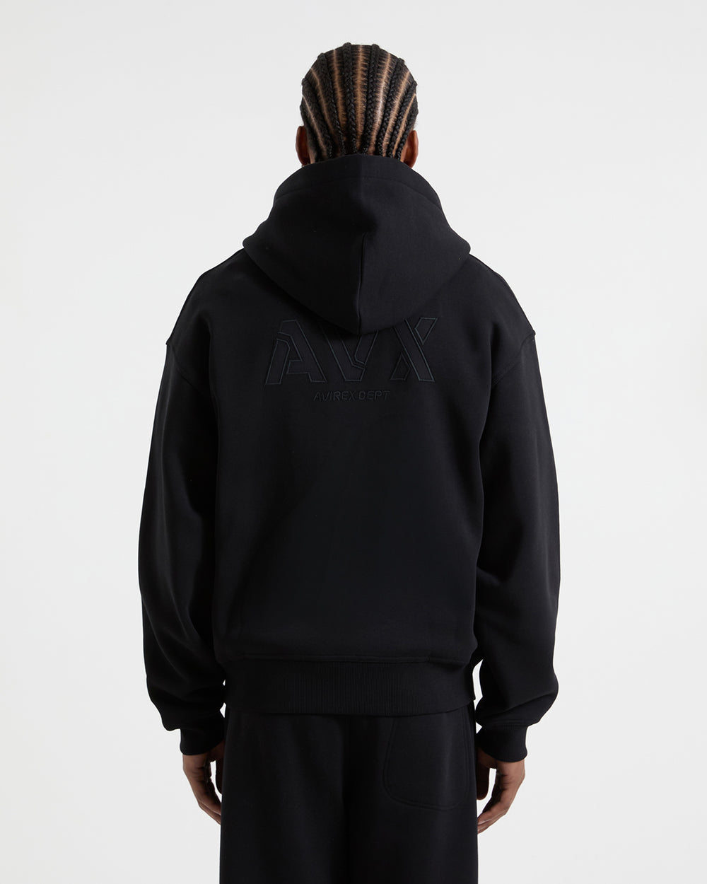 Nova Full Zip Hoodie - Black