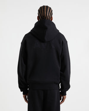 Nova Full Zip Hoodie - Black