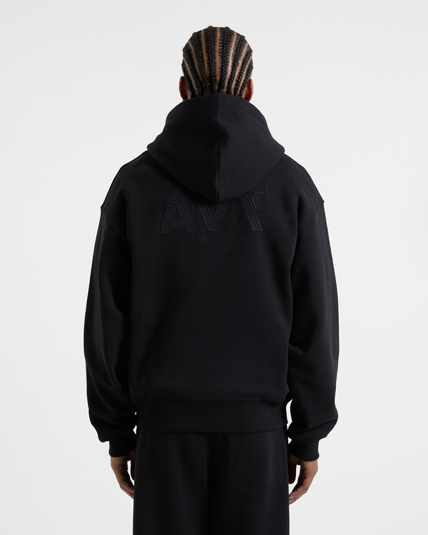 Nova Full Zip Hoodie - Black