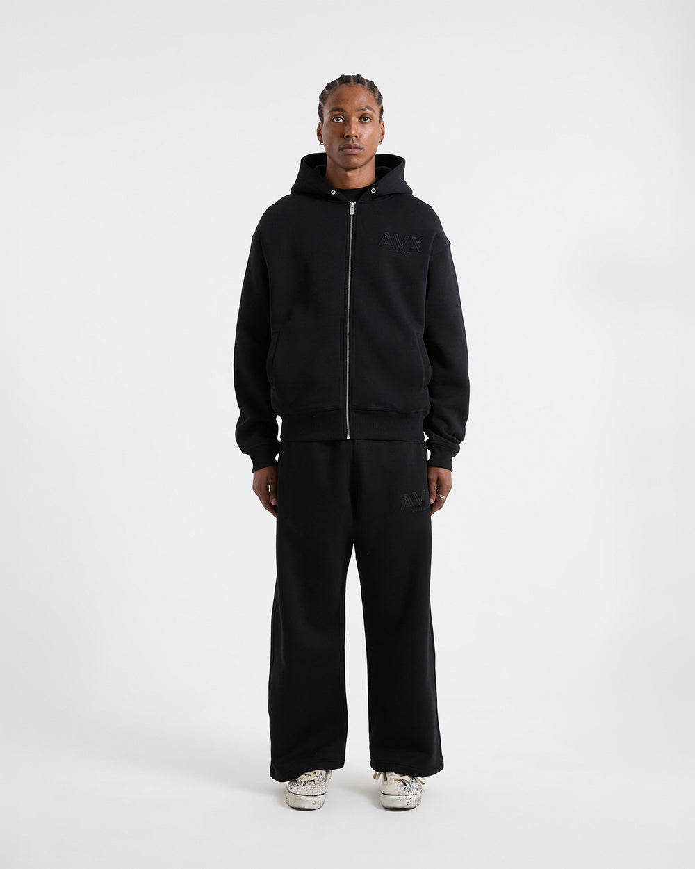 Nova Full Zip Hoodie - Black