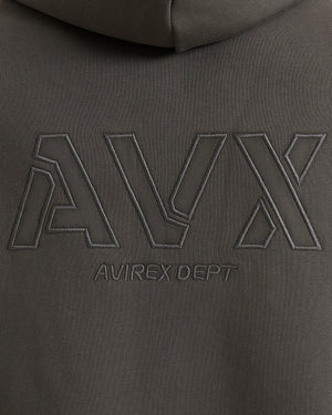 Nova Full Zip Hoodie - Chocolate Brown