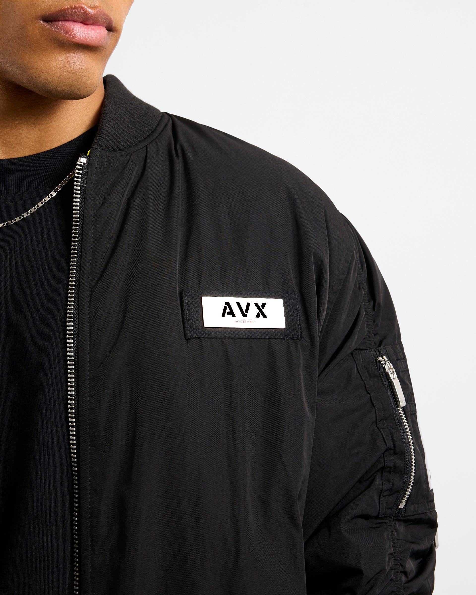 Apex MA1 Bomber Jacket - Black – AVX DEPT.