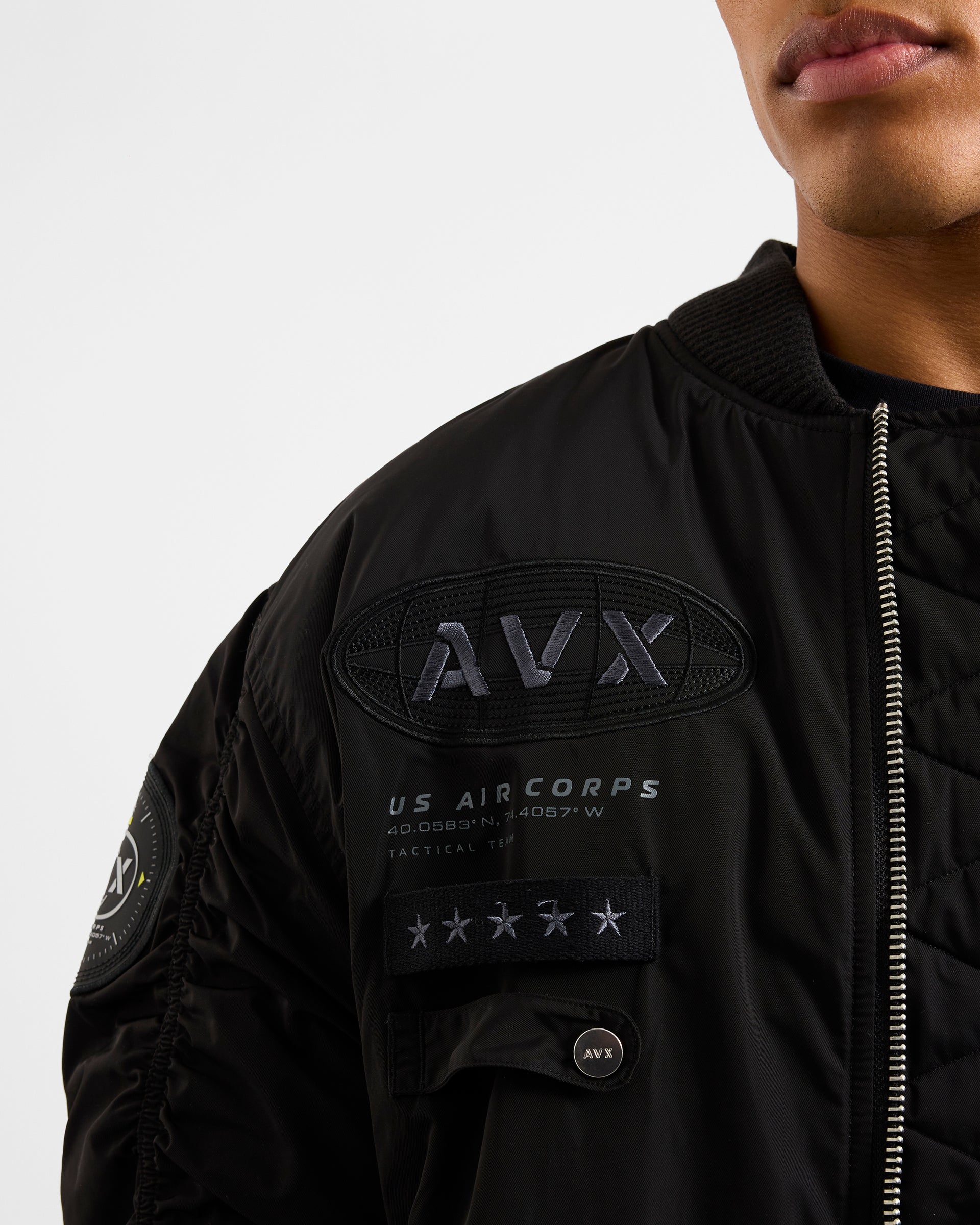 Men's Black MA1 Bomber Jacket | Apex MA1 | Avirex Dept – AVX DEPT.