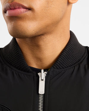 Apex MA1 Bomber Jacket - Black