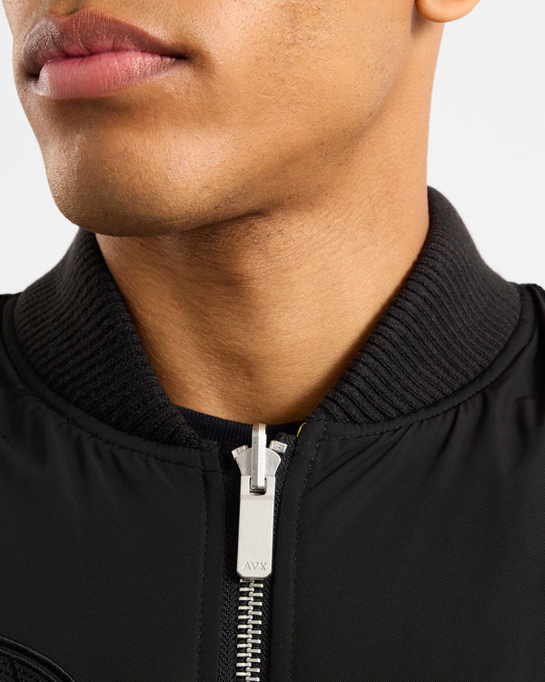 Apex MA1 Bomber Jacket - Black
