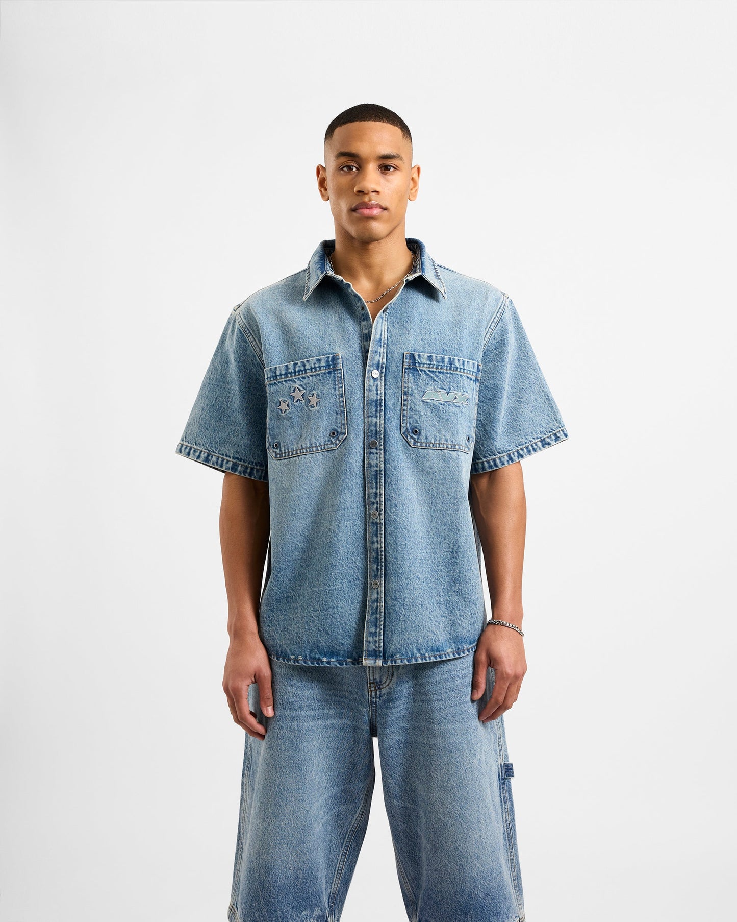 Cruise Denim Shirt - Denim Blue
