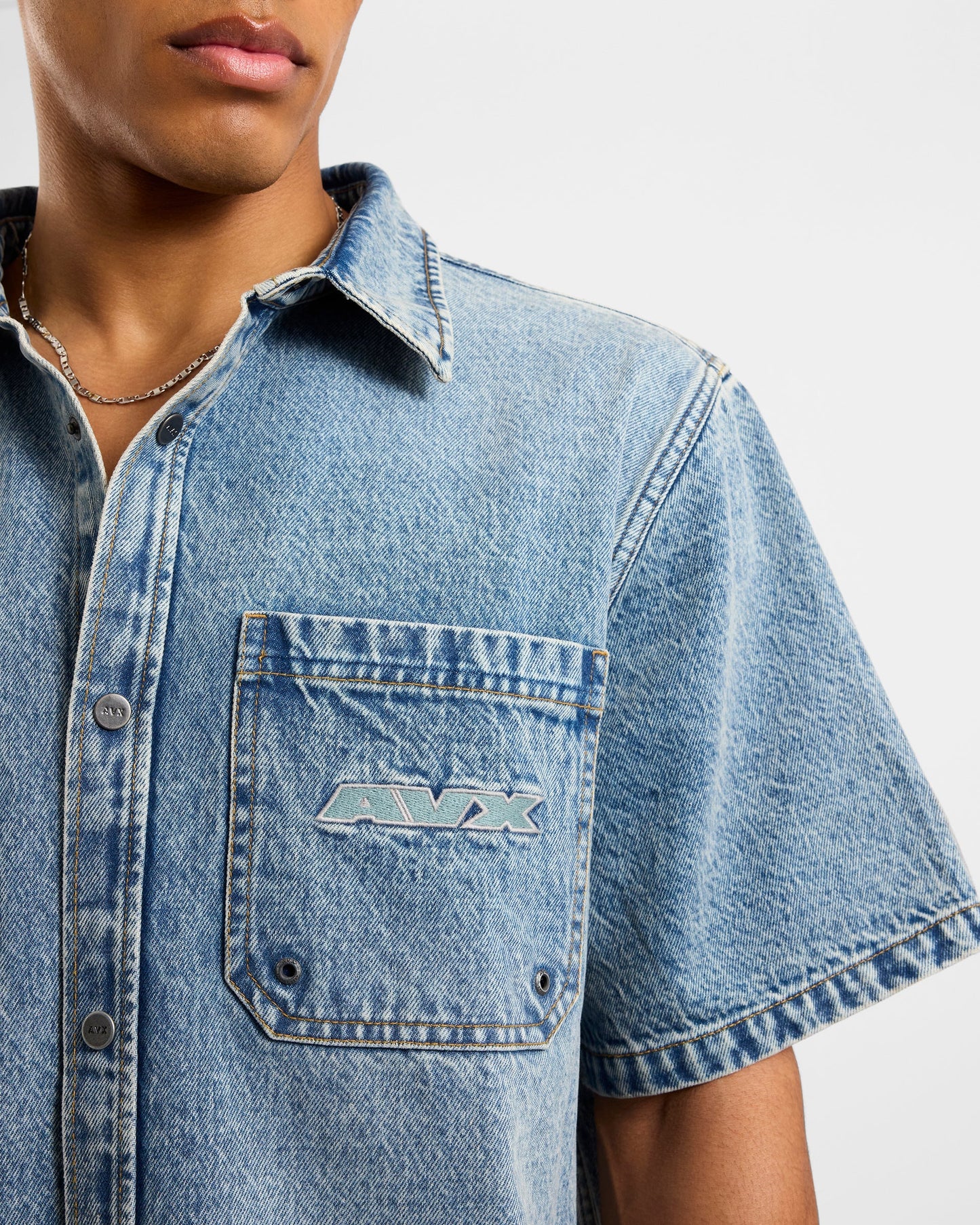 Cruise Denim Shirt - Denim Blue