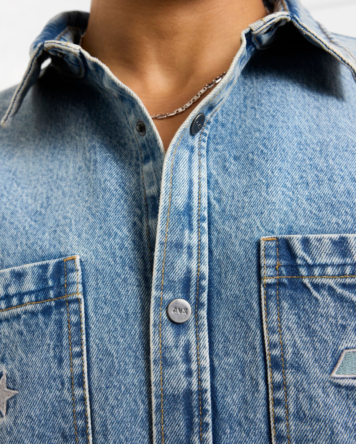 Cruise Denim Shirt - Denim Blue