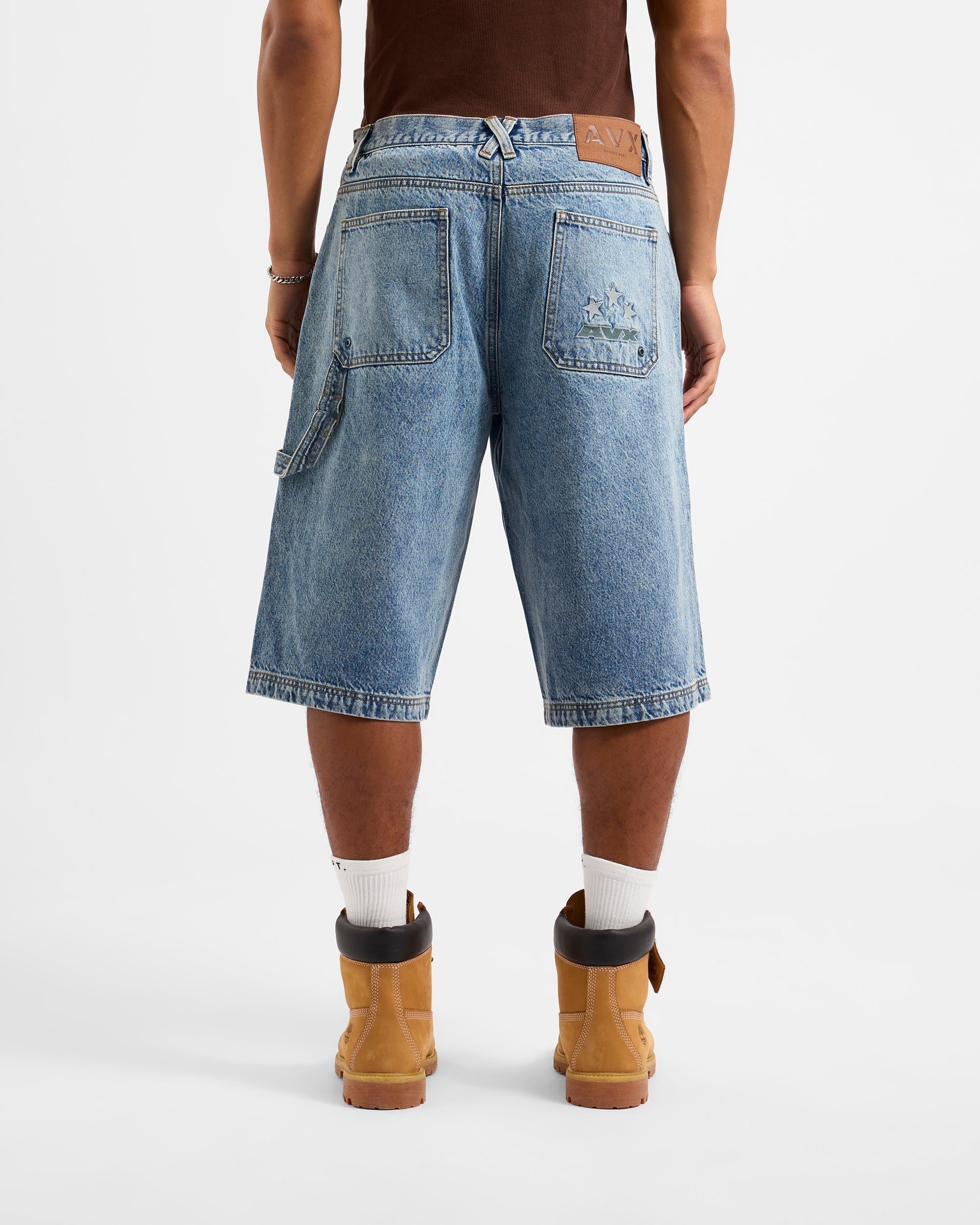 Dam Denim Short - Mid Denim Blue – AVX DEPT.