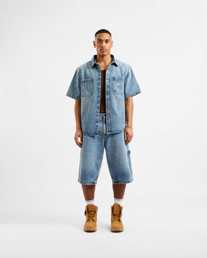 Dam Denim Short - Mid Denim Blue