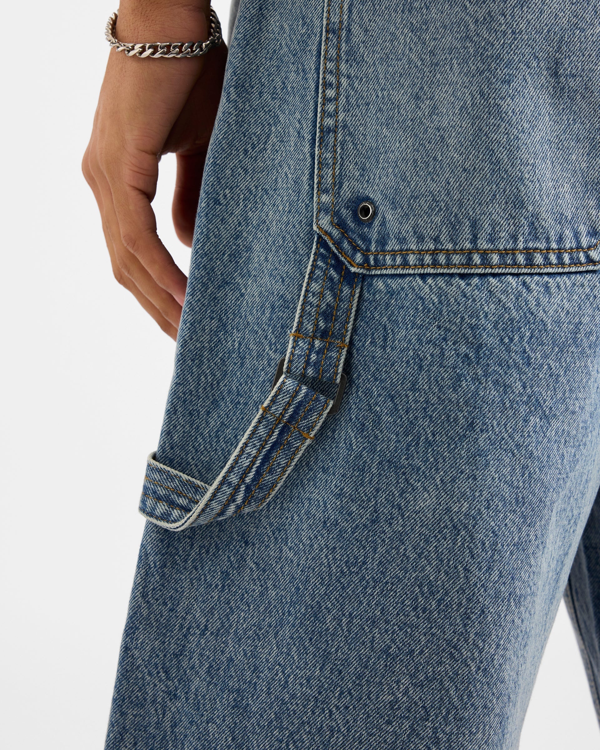 Dam Denim Short - Mid Denim Blue – AVX DEPT.