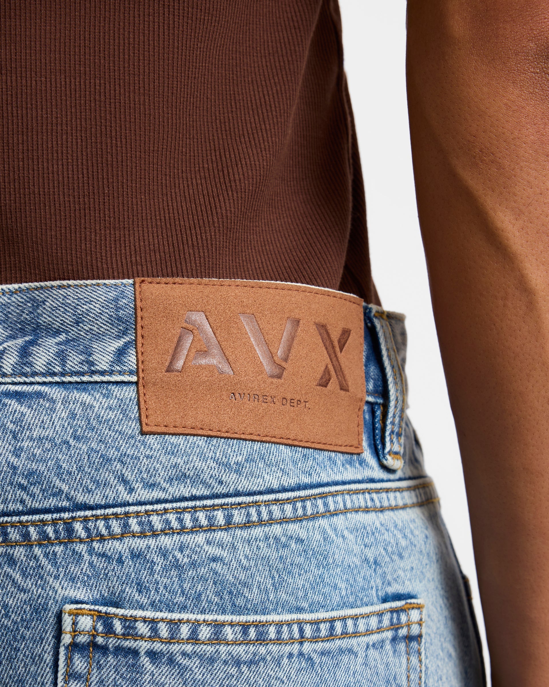 Dam Denim Short - Mid Denim Blue – AVX DEPT.