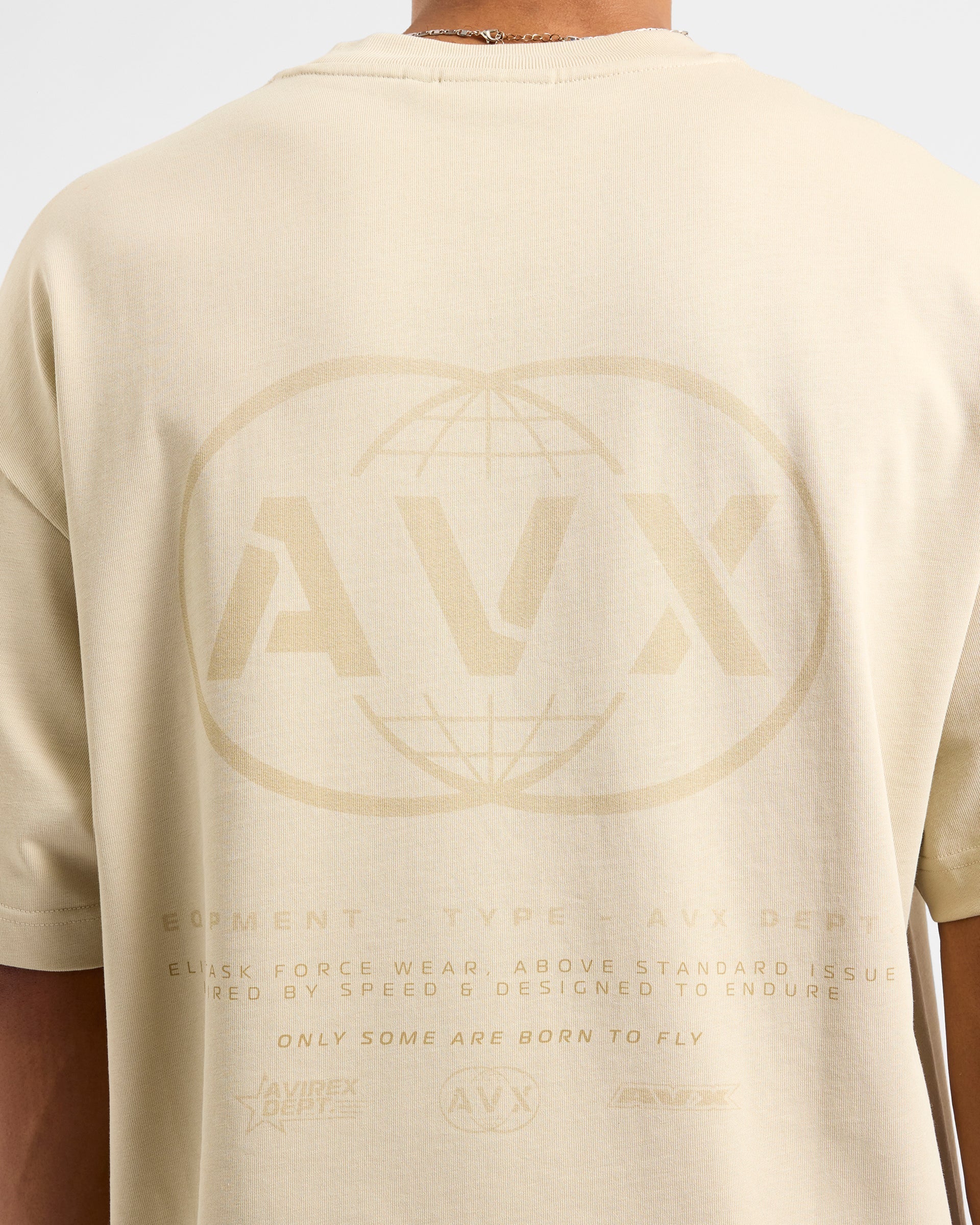 Men's Sand Brown Oversized Short Sleeve T-Shirt | Endure Tee