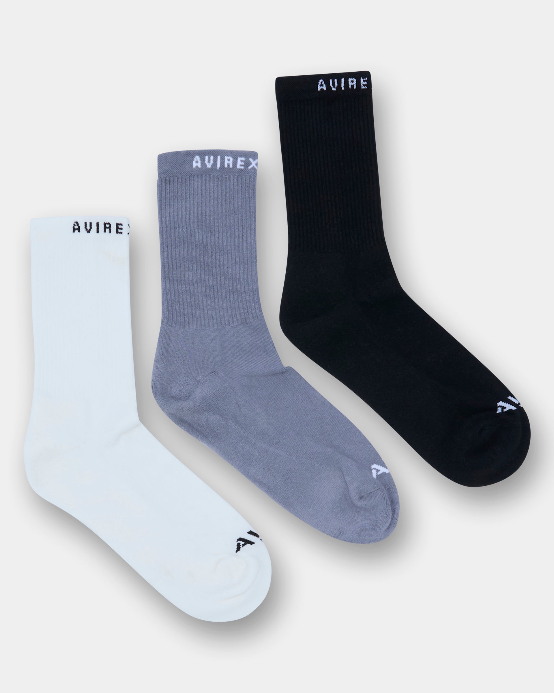 Men’s Crew Socks 3-Pack | Nord Socks | Avirex Dept – AVX DEPT.
