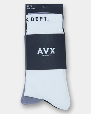 Nord Sock 3 Pack - Off White/Shadow Grey/Black