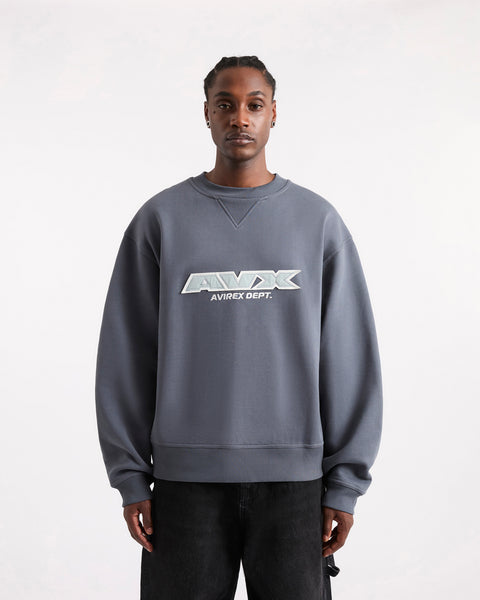Squadie Sweatshirt - Slate Blue – AVX DEPT.
