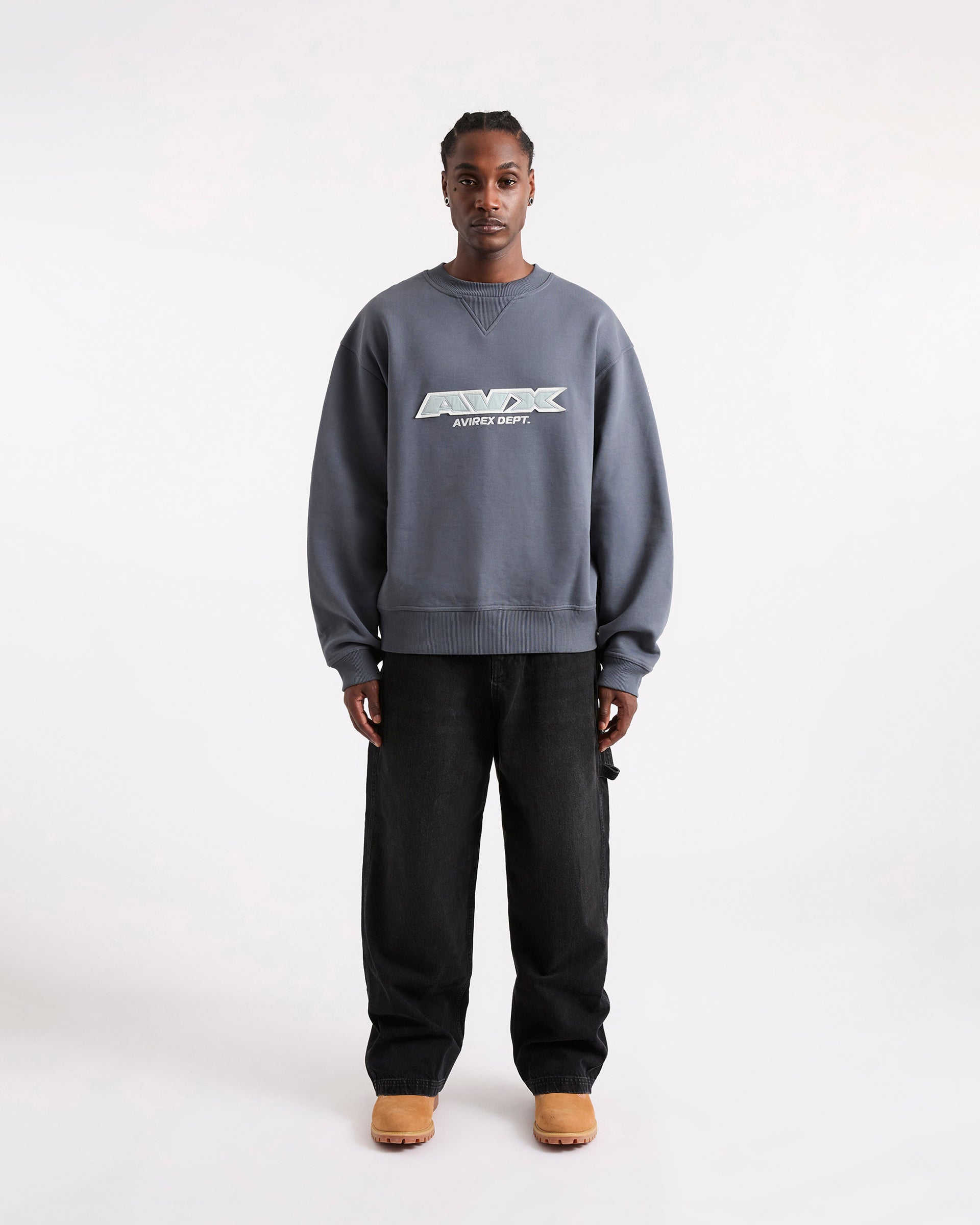 Squadie Sweatshirt - Slate Blue – AVX DEPT.