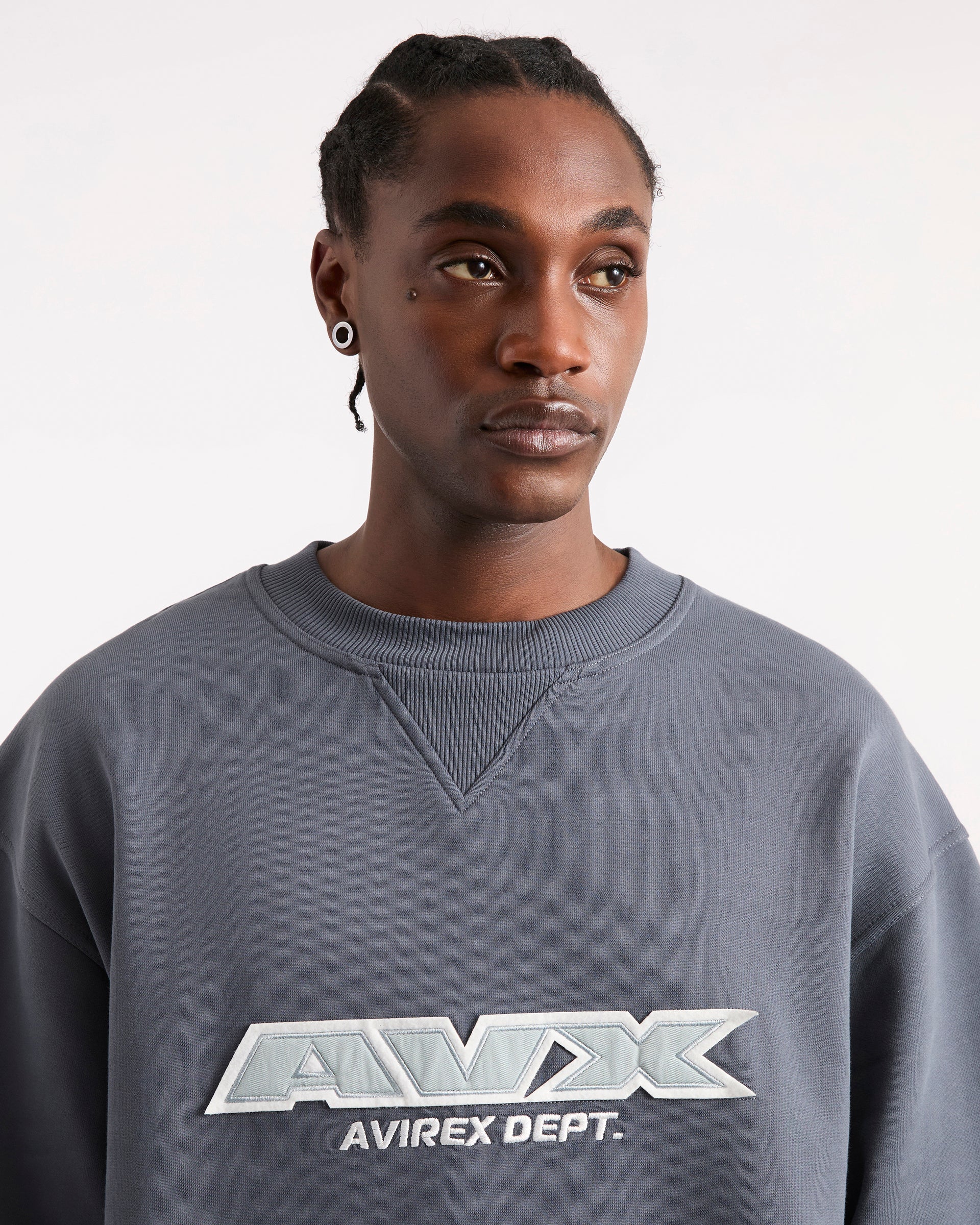 トップス Setinn x WAKE SAPPORO EXCLUSIVE SWEAT Squadie Sweatshirt - Slate Blue – AVX DEPT.