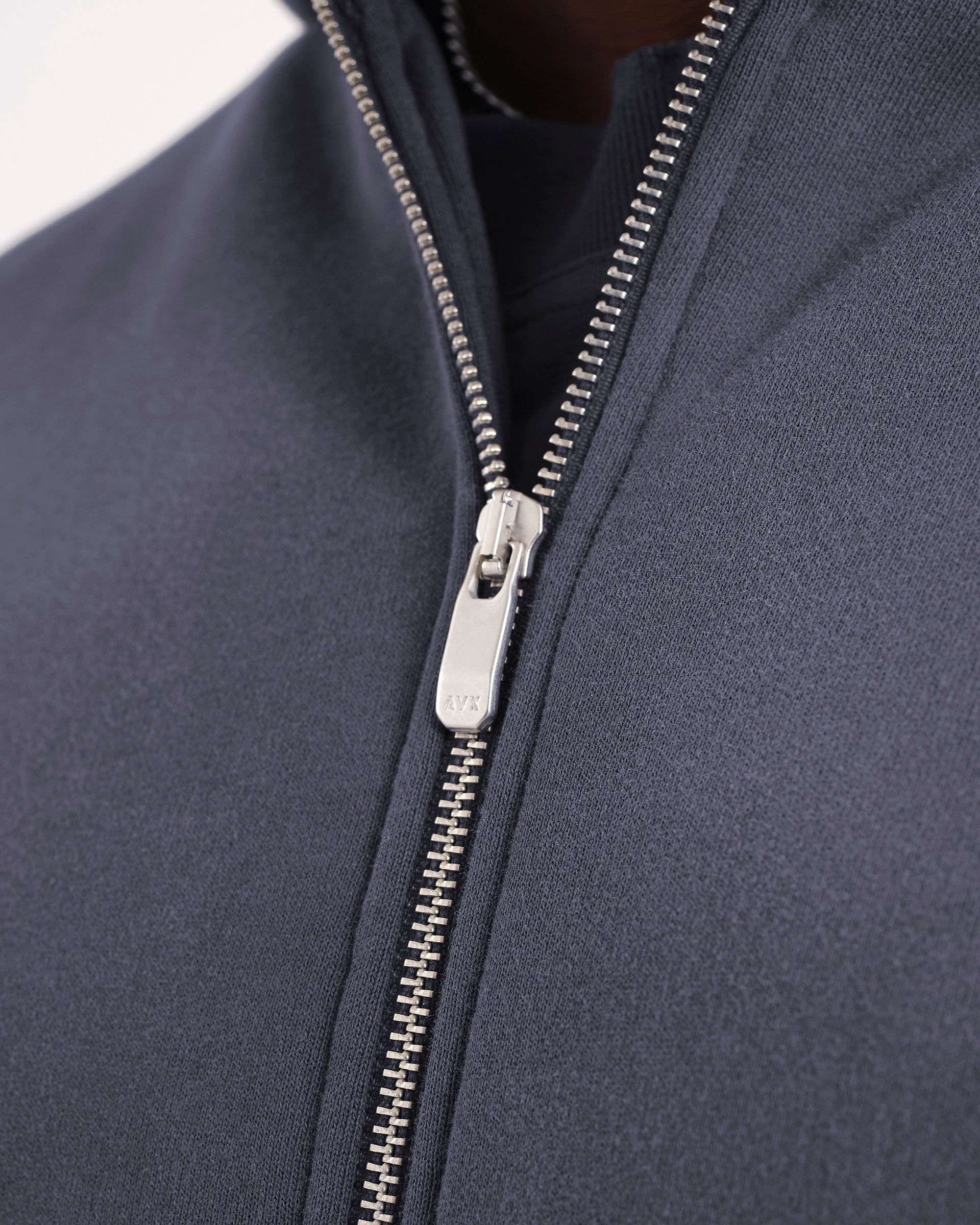 Men's Ink Oversized Zip Through Hoodie | Prop Zip Through | Avirex