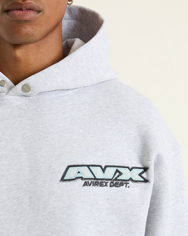 Craft Hoodie - Light Grey Marl